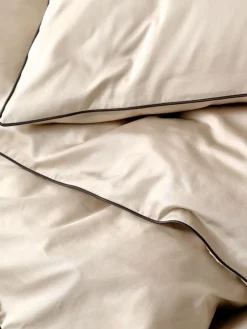 SANNAGoldParure de lit Satin SANNA 240x220 sable