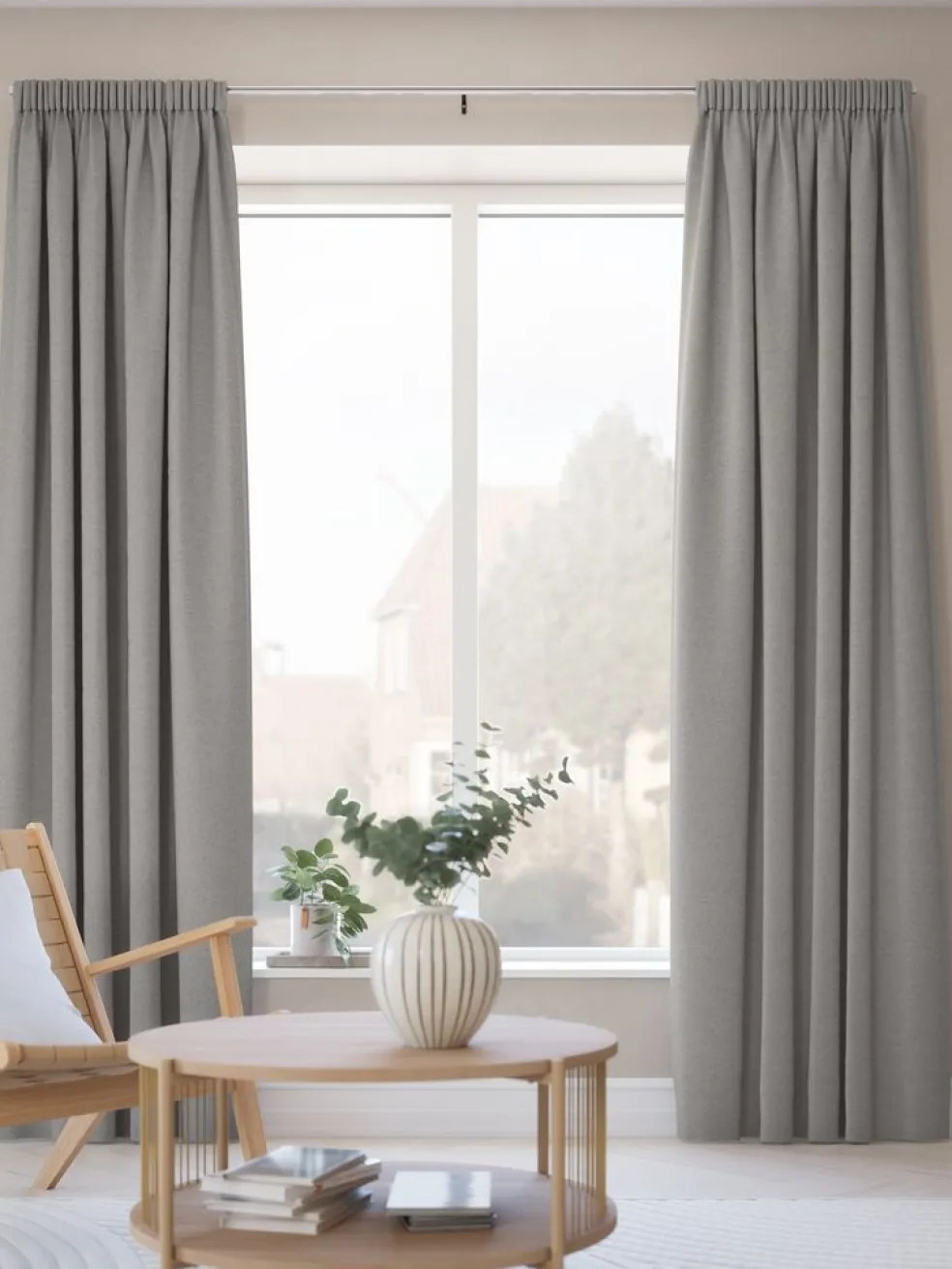 SAVALENRideau SAVALEN 1x140x245 chenille gris