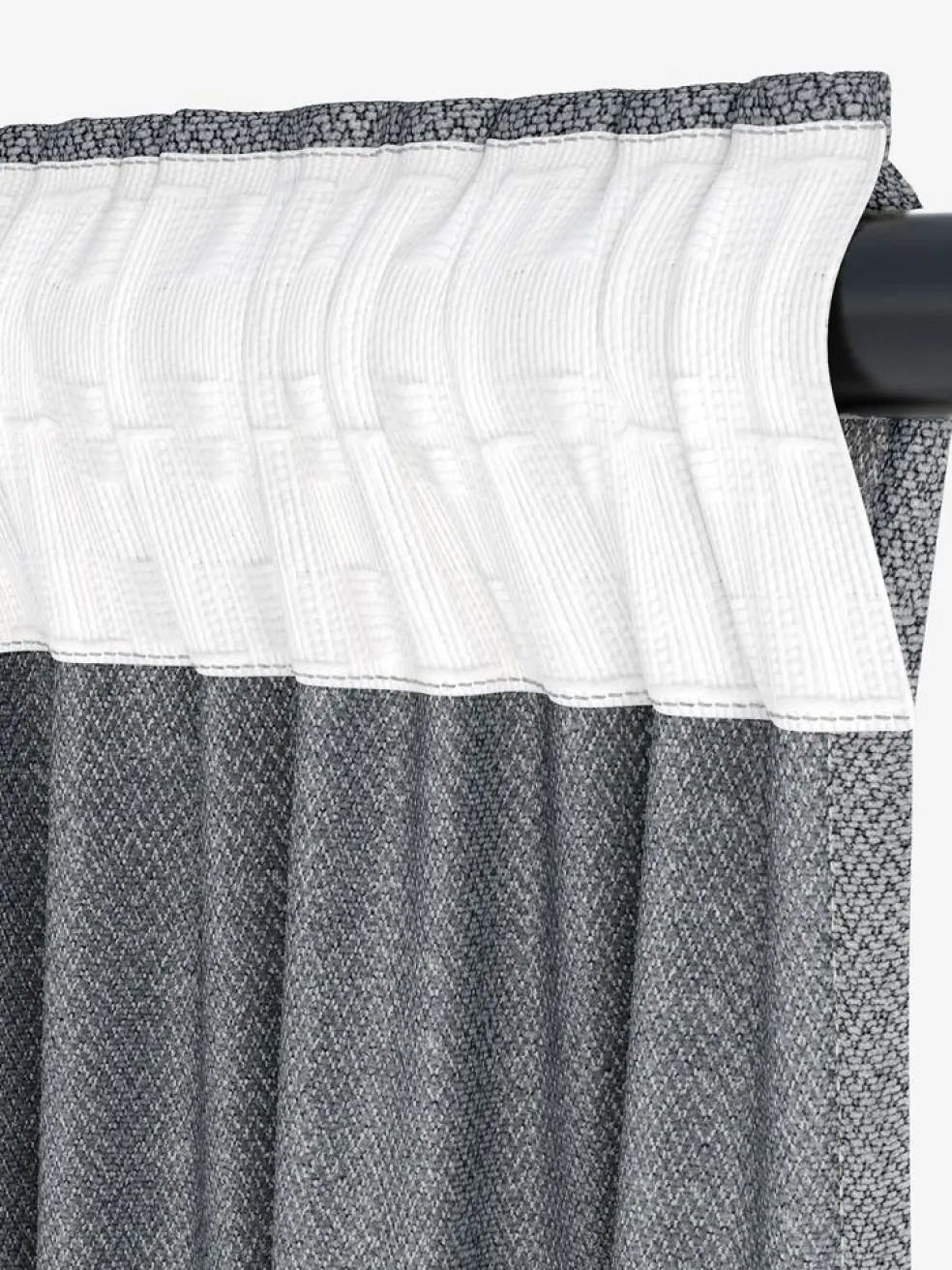 SAVALENRideau SAVALEN 1x140x245 chenille gris