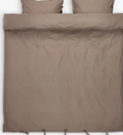 SELMAGoldParure de lit SELMA Coton lavé 240x220 sable foncé