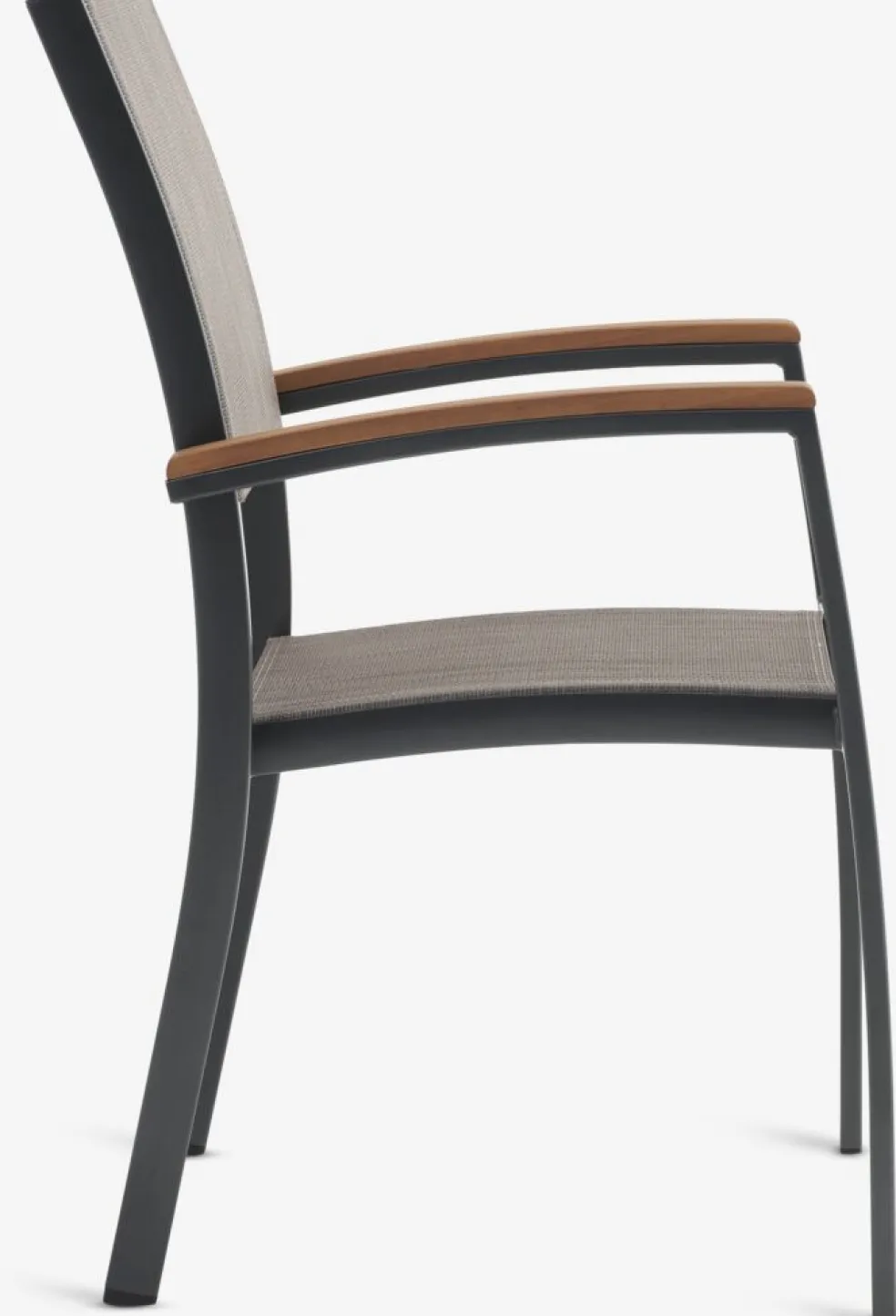 SIRDAL + SIRDALSIRDAL L211 table eucalyptus + 4 SIRDAL chaises gris