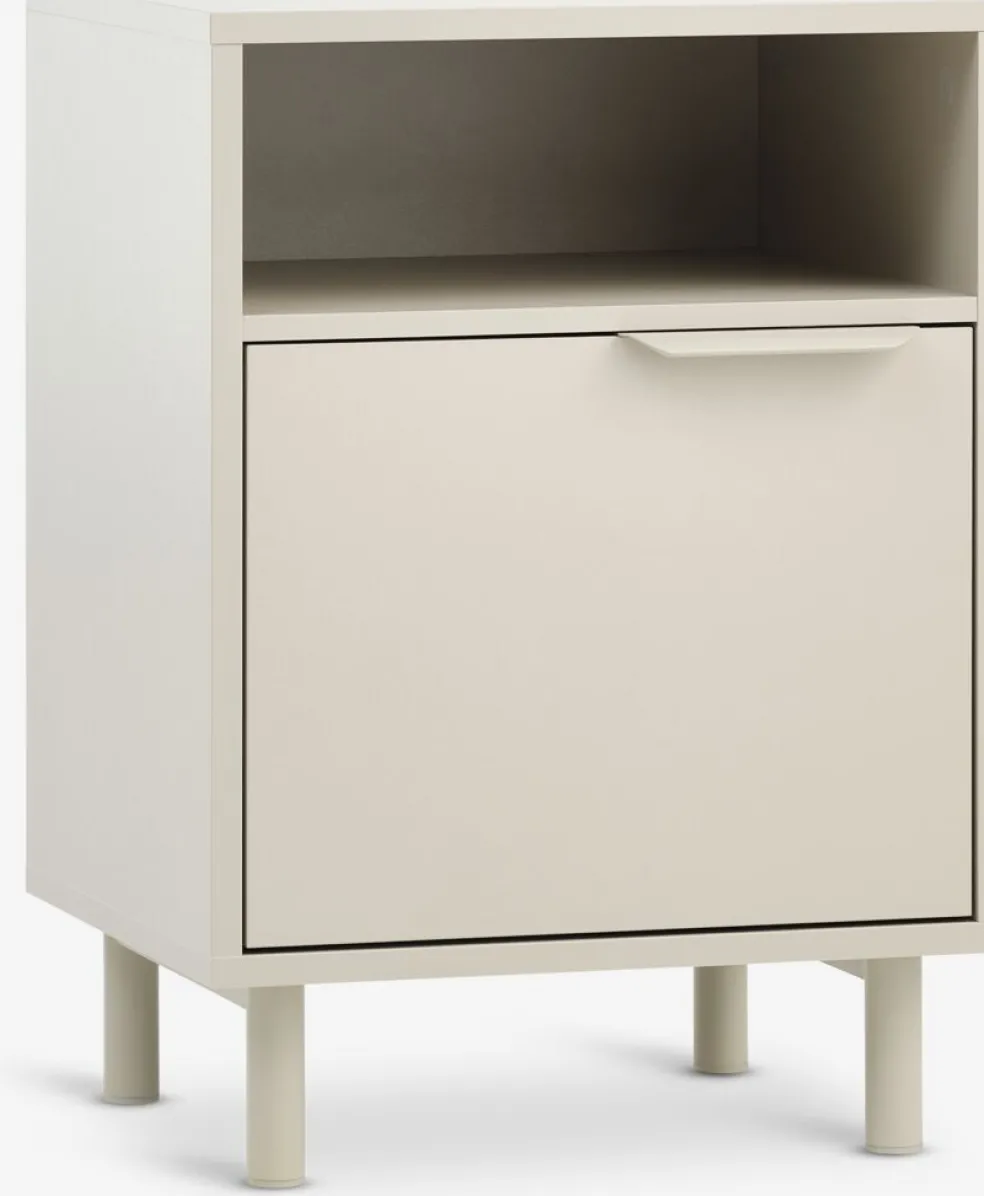 SKAVETable de nuit SKAVE 1 porte beige