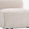 SKEJBYModule canapé SKEJBY central tissu beige