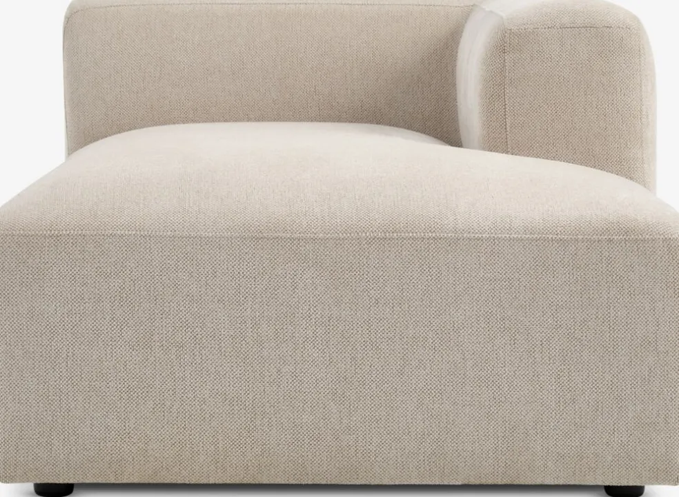 SKEJBYModule canapé SKEJBY méridienne droit tissu beige