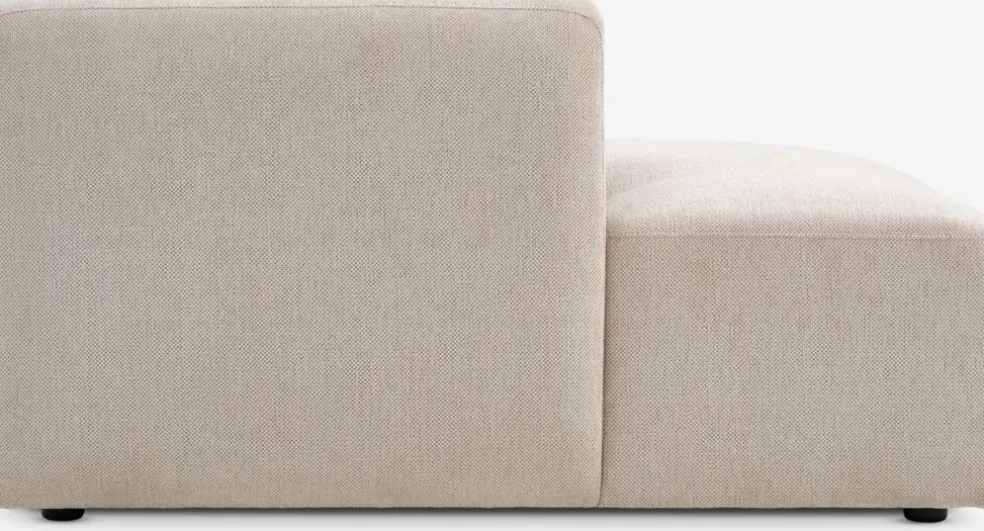 SKEJBYModule canapé SKEJBY ouvert gauche tissu beige