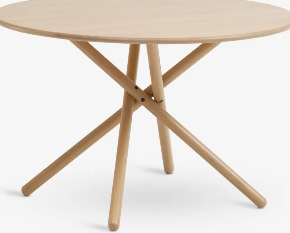 SKIBETTable SKIBET Ø120 chêne clair