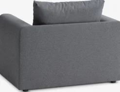 SKILLEBEKKFauteuil convertible SKILLEBEKK tissu gris foncé