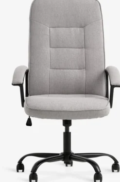 SKODSBORGFauteuil de bureau SKODSBORG tissu gris/noir