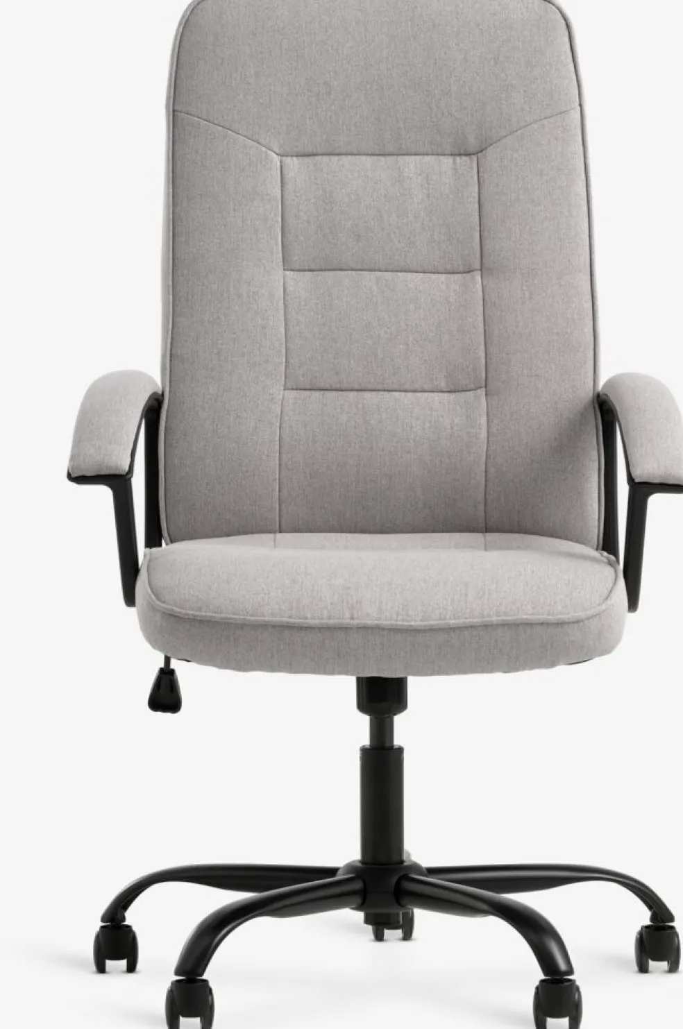 SKODSBORGFauteuil de bureau SKODSBORG tissu gris/noir