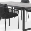 SONNERUP + GILJASONNERUP L215 table + 4 GILJA chaises gris