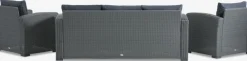 STAVERNEnsemble lounge STAVERN 5 personnes gris