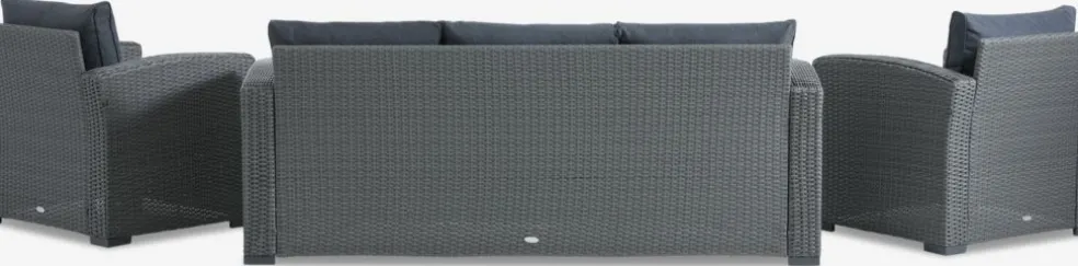 STAVERNEnsemble lounge STAVERN 5 personnes gris