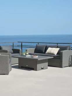 STAVERNEnsemble lounge STAVERN 5 personnes gris