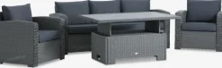 STAVERNEnsemble lounge STAVERN 5 personnes gris