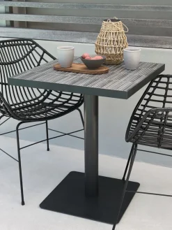 STENUNGSUNDTable bistrot STENUNGSUND l60xL60 gris