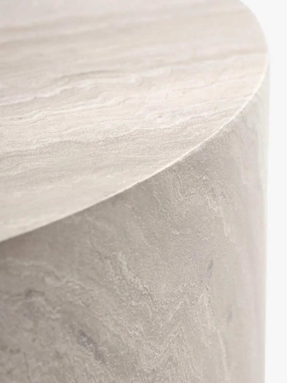 STORLIENTable lounge STORLIEN Ø90xH41 travertin