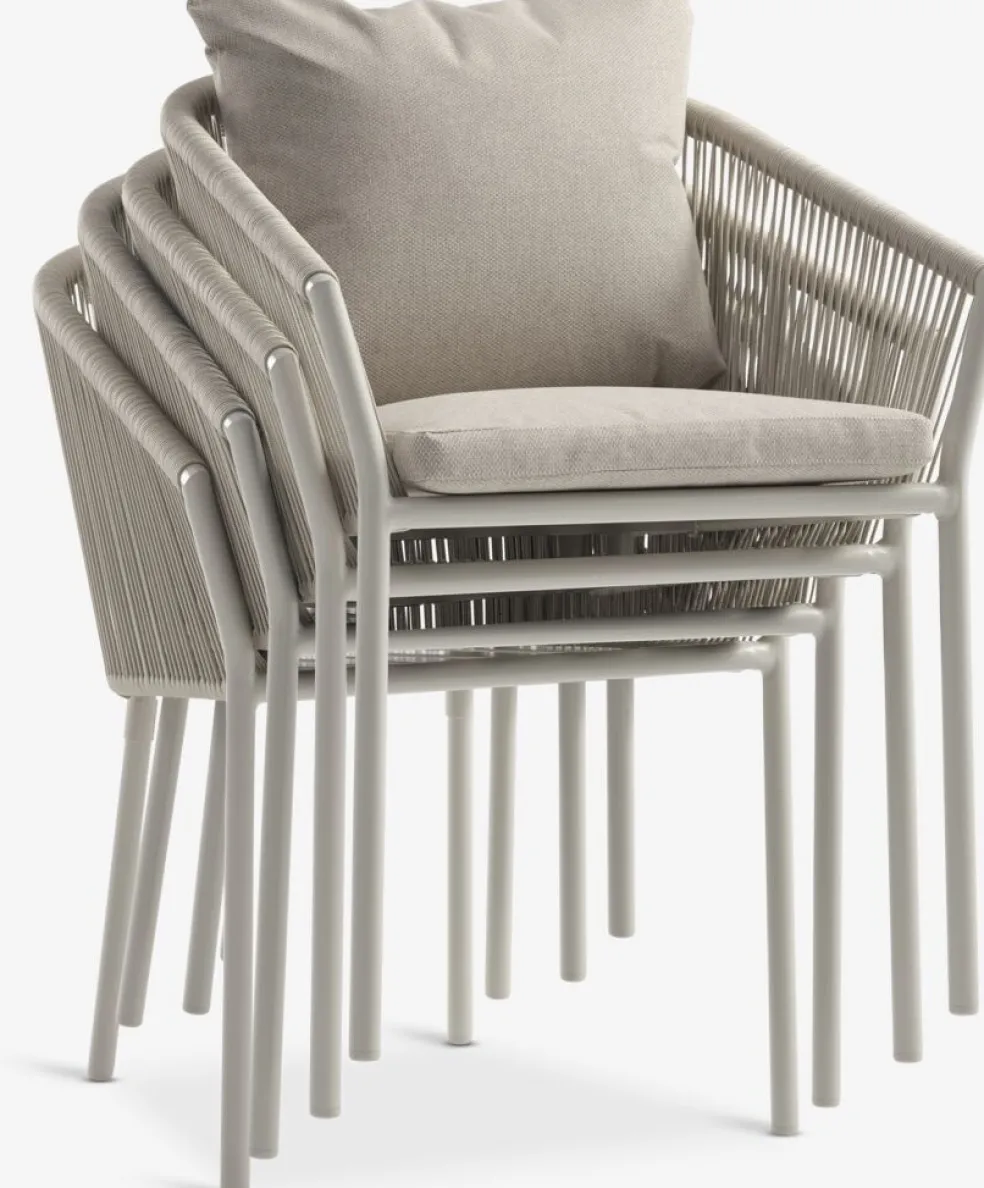 SURNADAL + GILJASURNADAL Ø150 table + 4 GILJA chaises beige