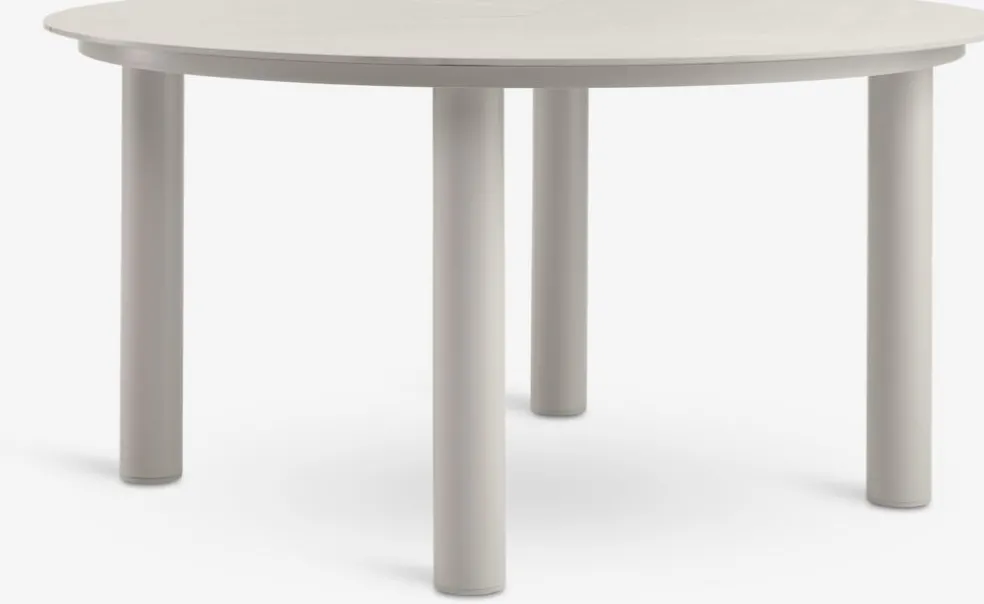 SURNADAL + MIDDAGSBERGETSURNADAL Ø150 table beige + 4 MIDDAGSBERGET chaises