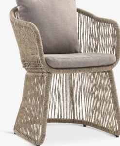 SURNADAL + STORDALENSURNADAL Ø150 table beige + 4 STORDALEN chaises naturel