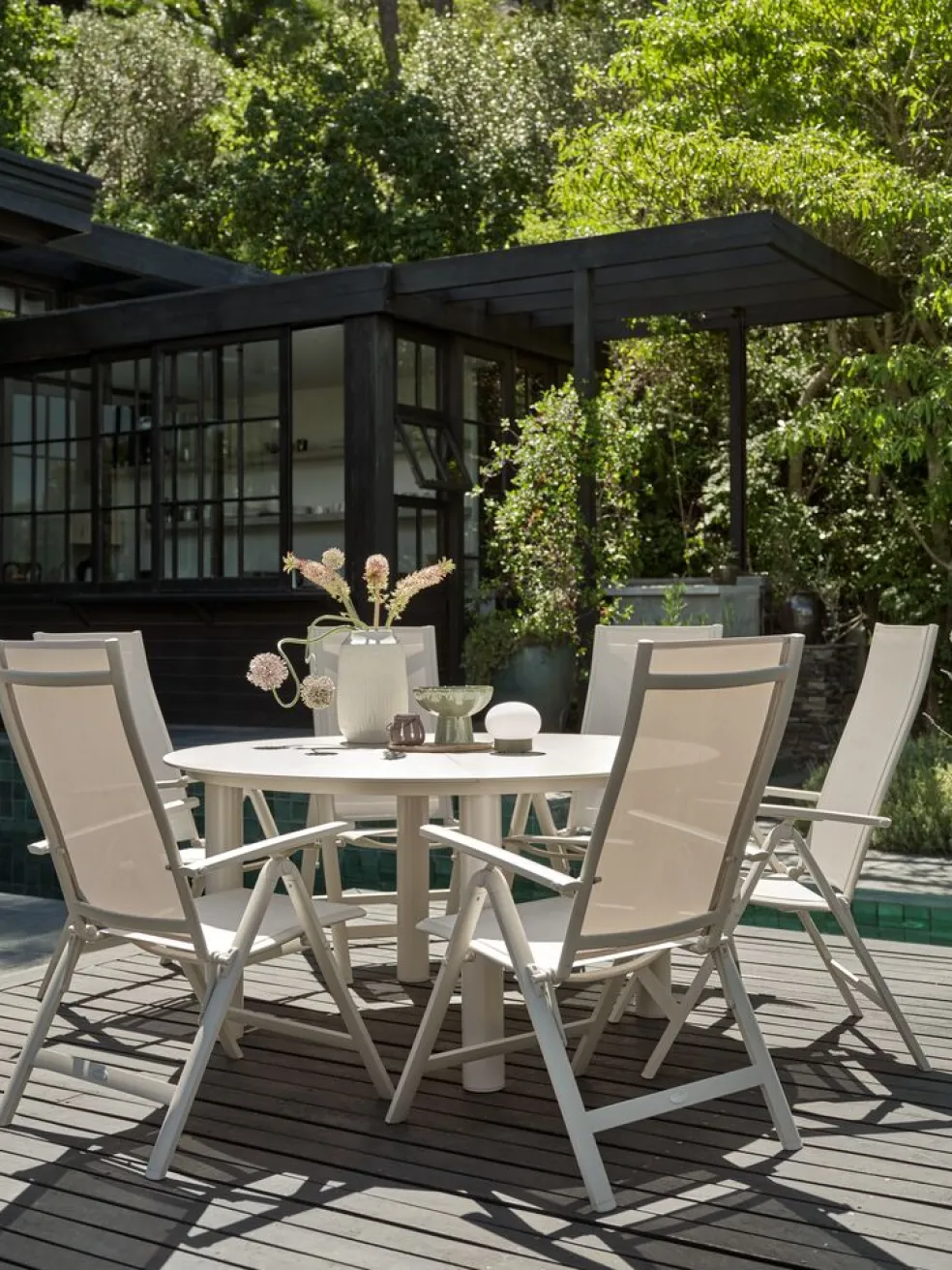 SURNADALTable de jardin SURNADAL Ø150 beige