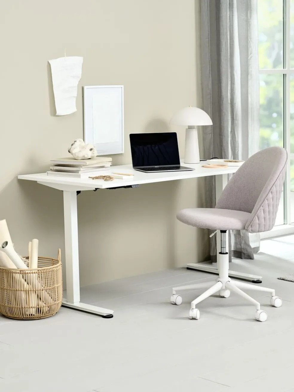 SVANEKEBureau à hauteur réglable SVANEKE 60x120 blanc