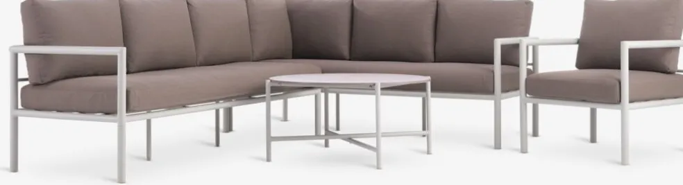TAERNABYEnsemble lounge TAERNABY 7 personnes beige