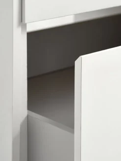 TANGBJERGLit a/rangement TANGBJERG 90/180x200 blanc
