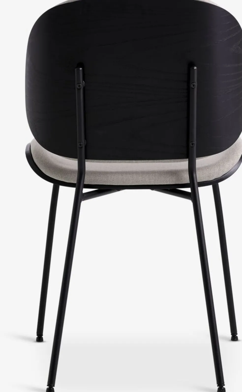 TESTRUPChaise TESTRUP sable clair/noir