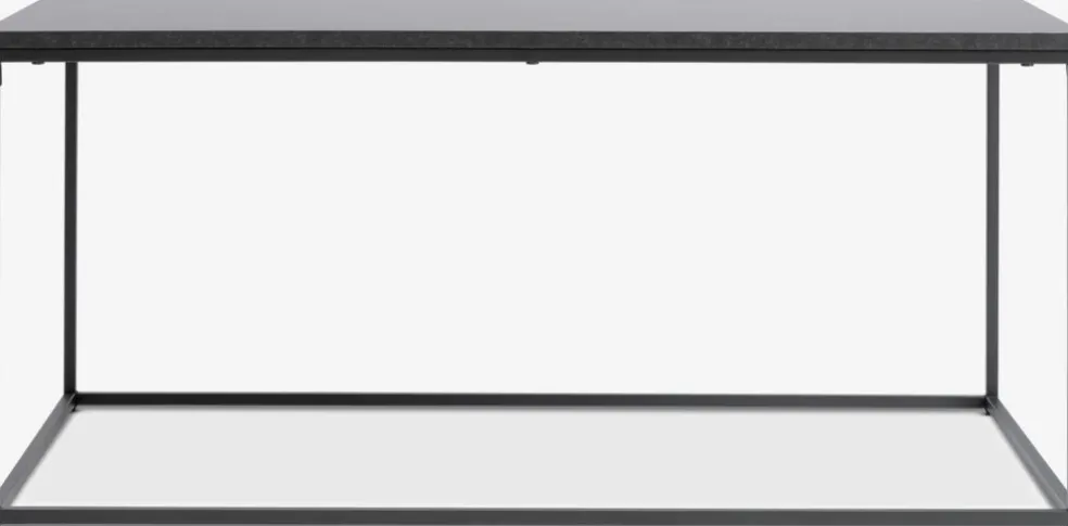 TROSTERUDTable basse TROSTERUD 50x100 coloris marbre/noir