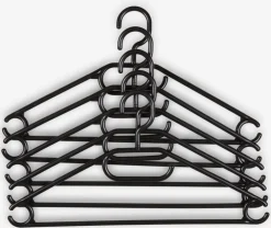 TRYGVECintres TRYGVE noir 5pcs/pqt