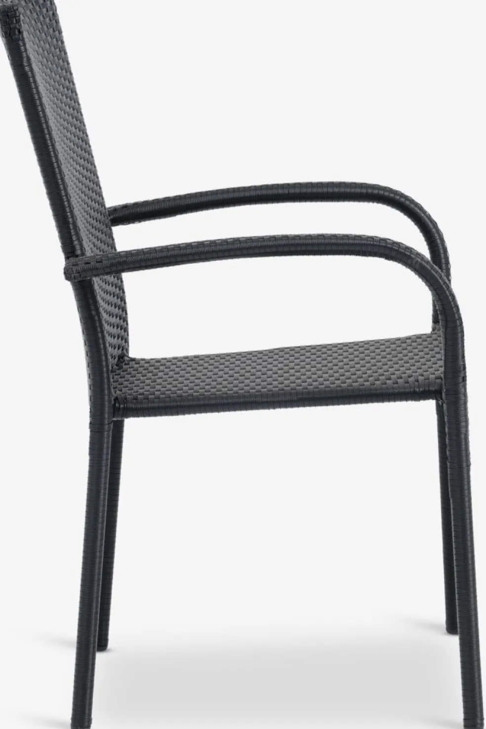 TYDAL + GUDHJEMTYDAL L208/272 table + 4 GUDHJEM chaises noir