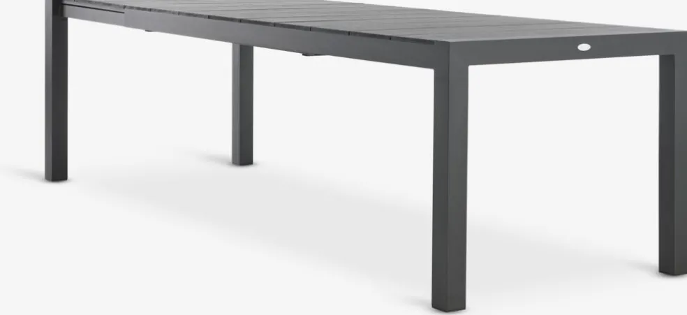 TYDALTable de jardin TYDAL l95xl208/272 noir