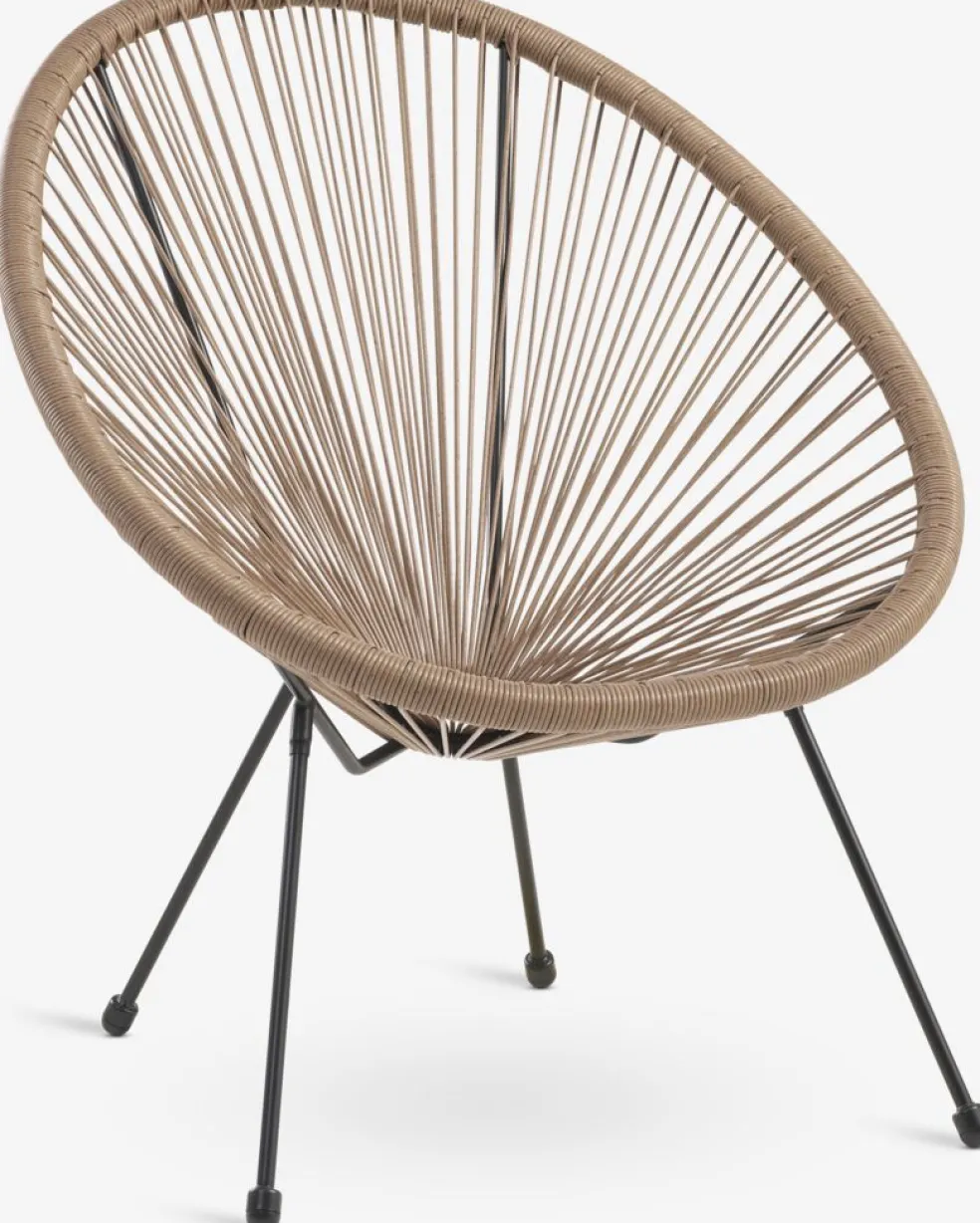 UBBERUPFauteuil lounge d'extérieur UBBERUP naturel