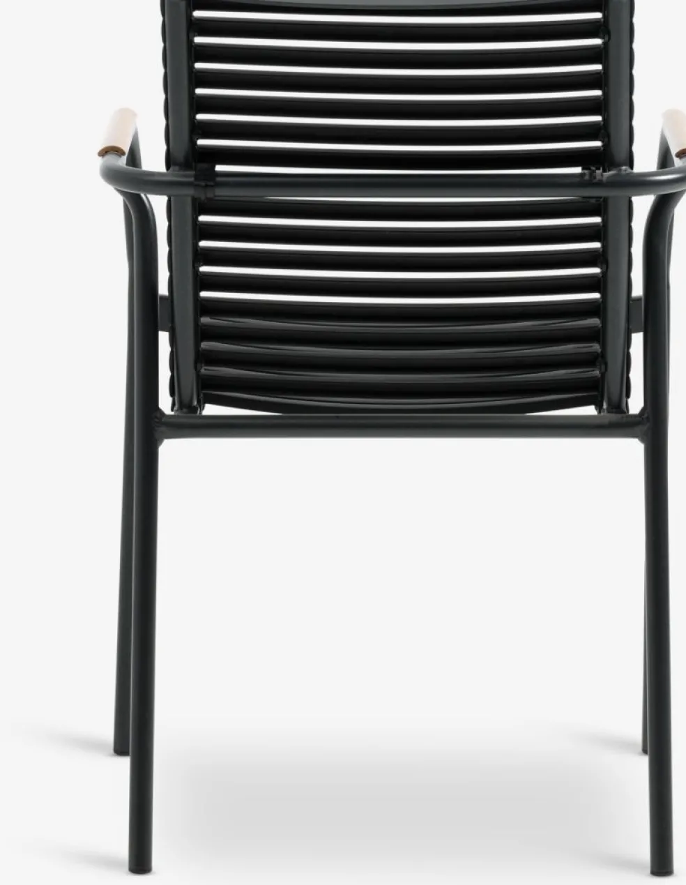 UDBYNEDER + NABEUDBYNEDER Ø120 table teck + 4 NABE chaises noir