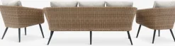 UDSTRUPEnsemble lounge UDSTRUP 5 personnes naturel