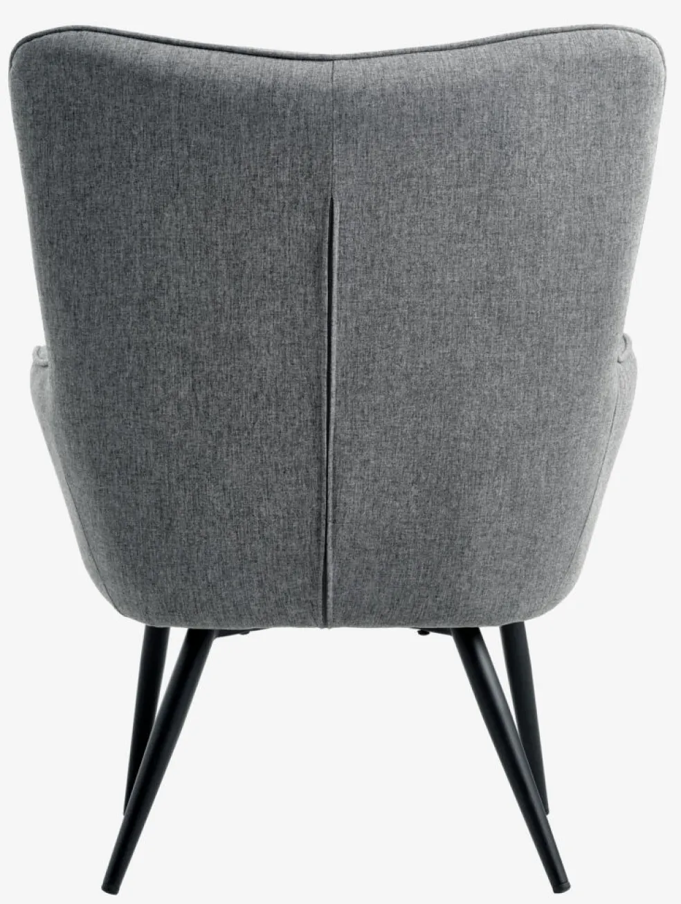 ULDUMFauteuil ULDUM tissu gris/noir
