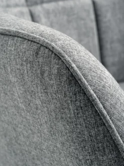 ULDUMFauteuil ULDUM tissu gris/noir