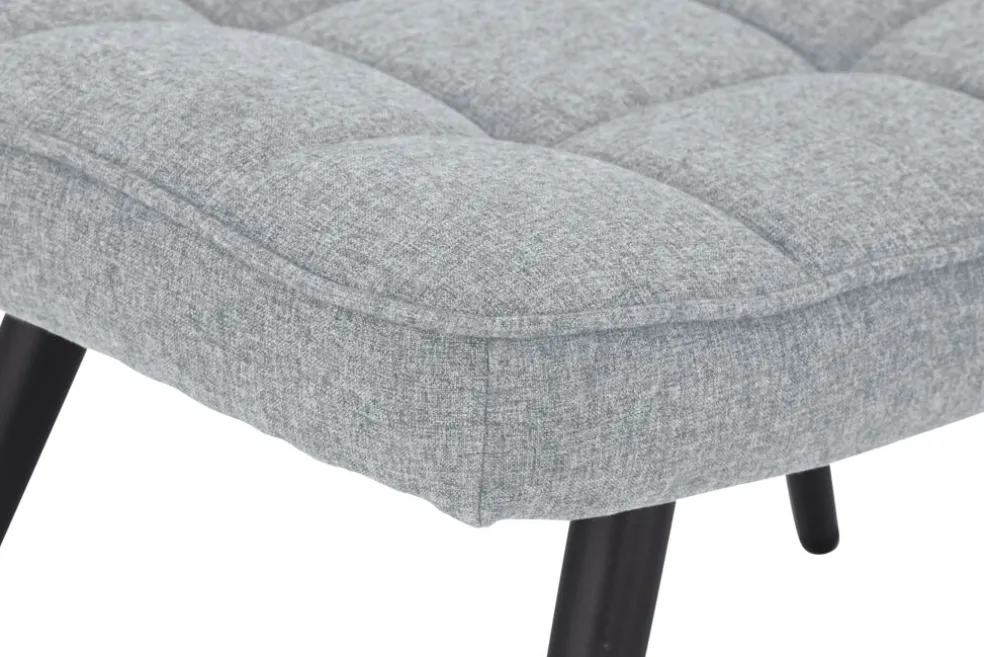 ULDUMRepose-pieds ULDUM tissu gris/noir