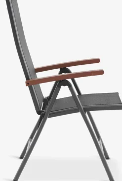 UVDAL + SIRDALUVDAL L223 table bois dur + 4 SIRDAL chaises gris