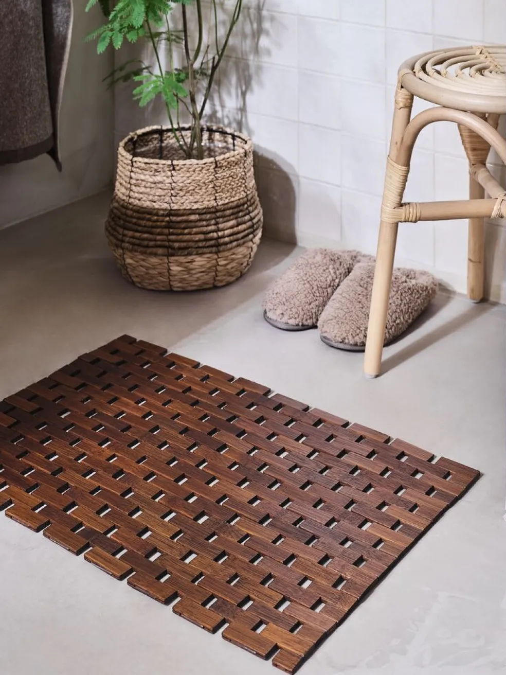 VALSKOGGoldTapis de bain VALSKOG 40x60 brun