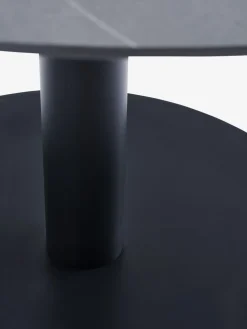 VAMDRUP + AIDTVAMDRUP Ø120 table + 4 AIDT chaises gris
