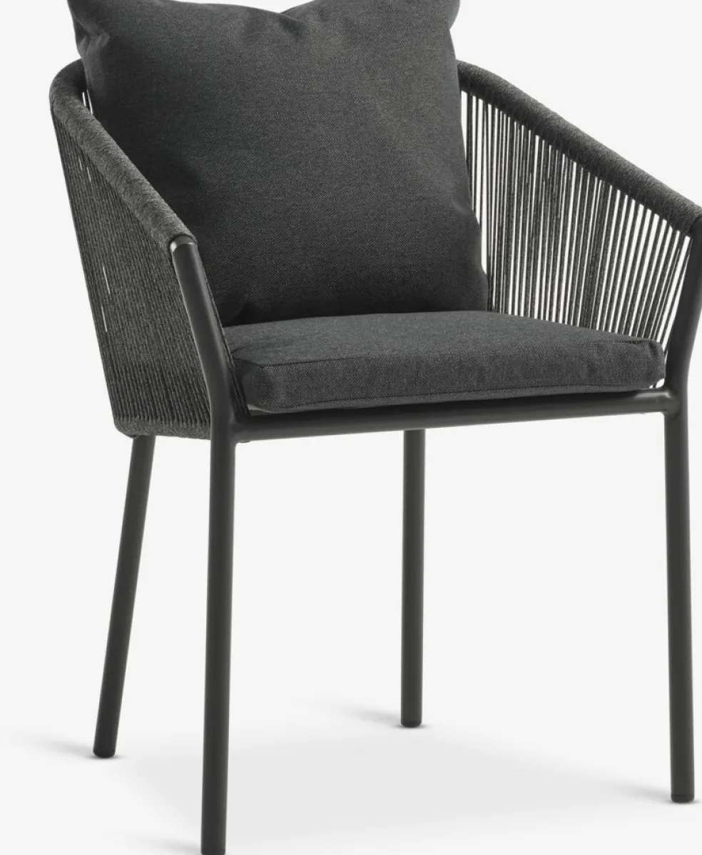 VAMDRUP + GILJAVAMDRUP Ø120 table + 4 GILJA chaises gris