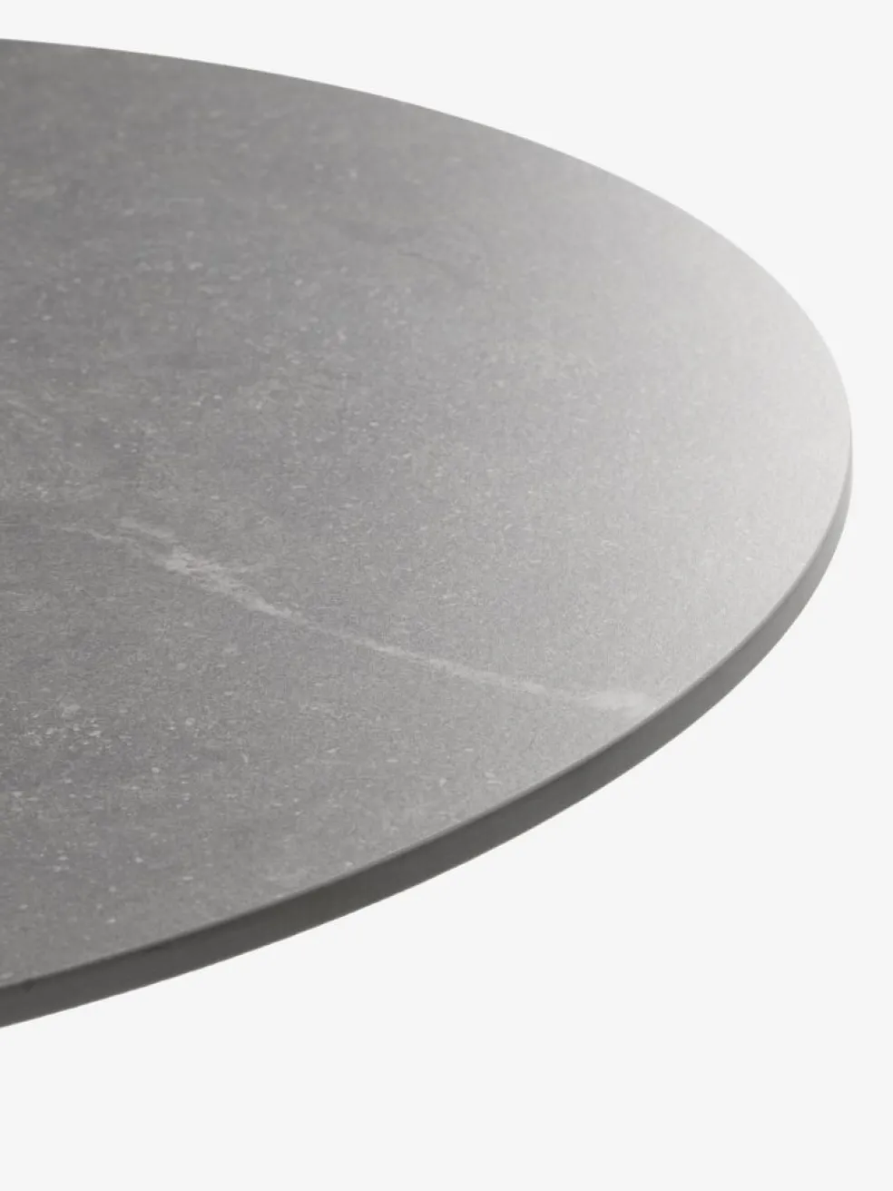 VAMDRUP + GLOMFJORDVAMDRUP Ø70 table gris + 2 GLOMFJORD chaises noir