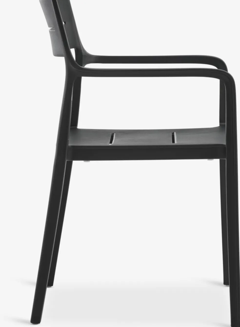 VAMDRUP + INGSTRUPVAMDRUP Ø120 table gris + 4 INGSTRUP chaises noir