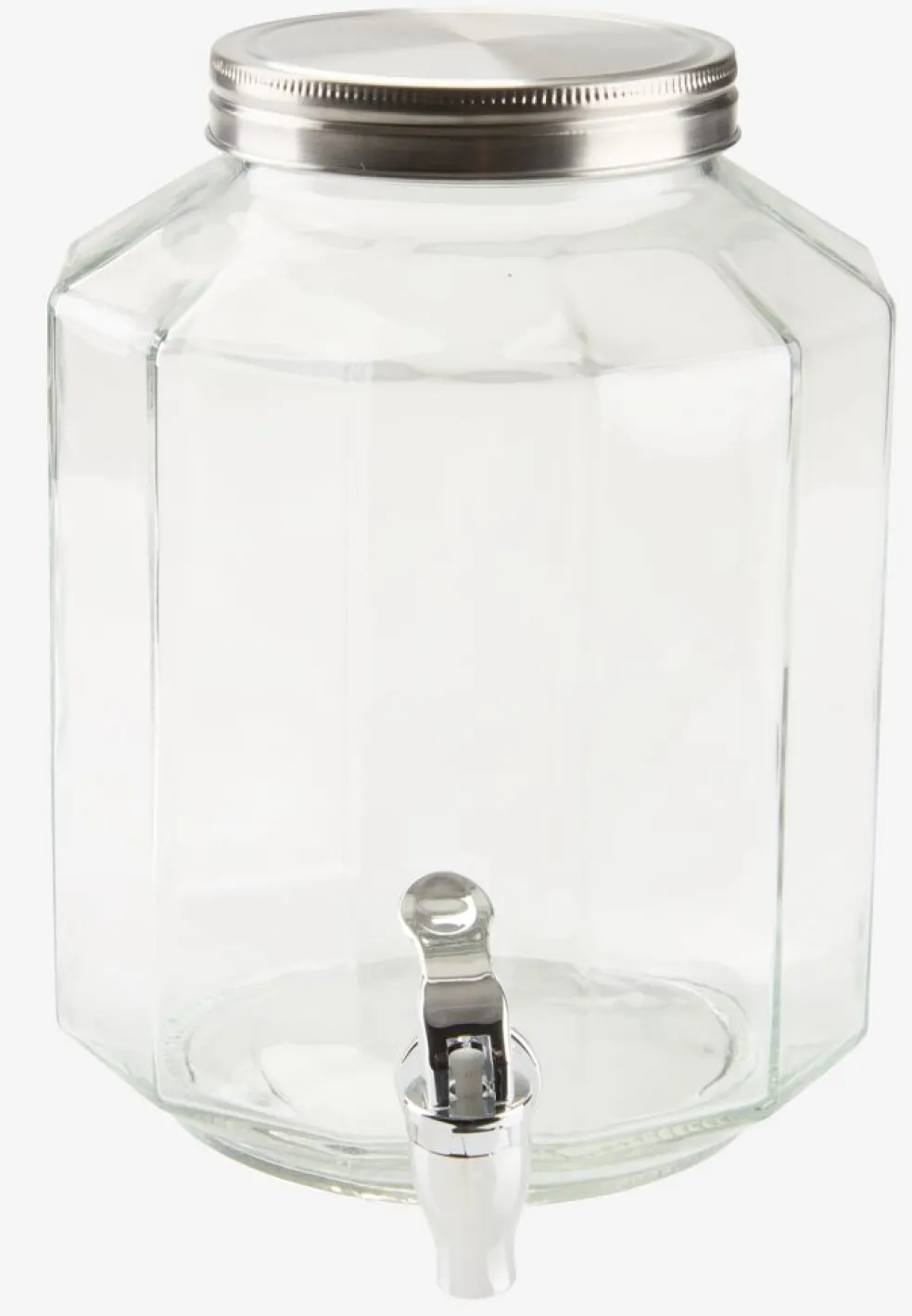VANNBonbonne avec robinet VANN 4,25 L verre transparent