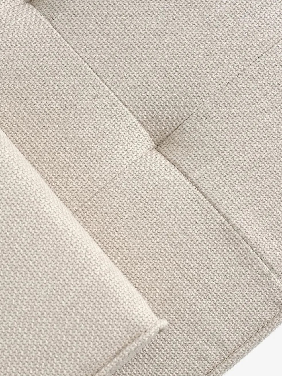 VARMARKBanquette VARMARK 190x76 a/cushion tissu beige/coloris chêne
