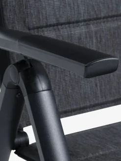 VATTRUP + MYSENVATTRUP L172/276 table noir + 4 MYSEN chaises gris