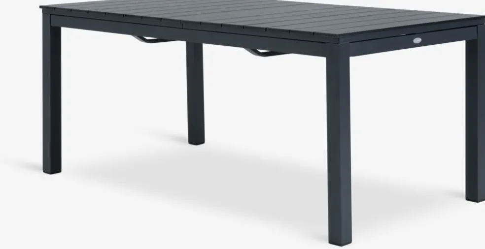 VATTRUP + MYSENVATTRUP L172/276 table noir + 4 MYSEN chaises gris
