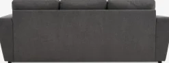 VEJLBYCanapé convertible VEJLBY 3 places tissu gris foncé