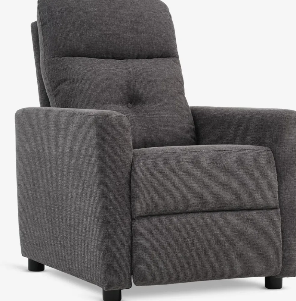 VEJLBYFauteuil inclinable VEJLBY tissu gris foncé